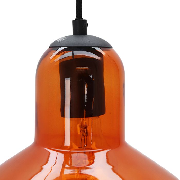 Design Pendelleuchte Orange, Sabina