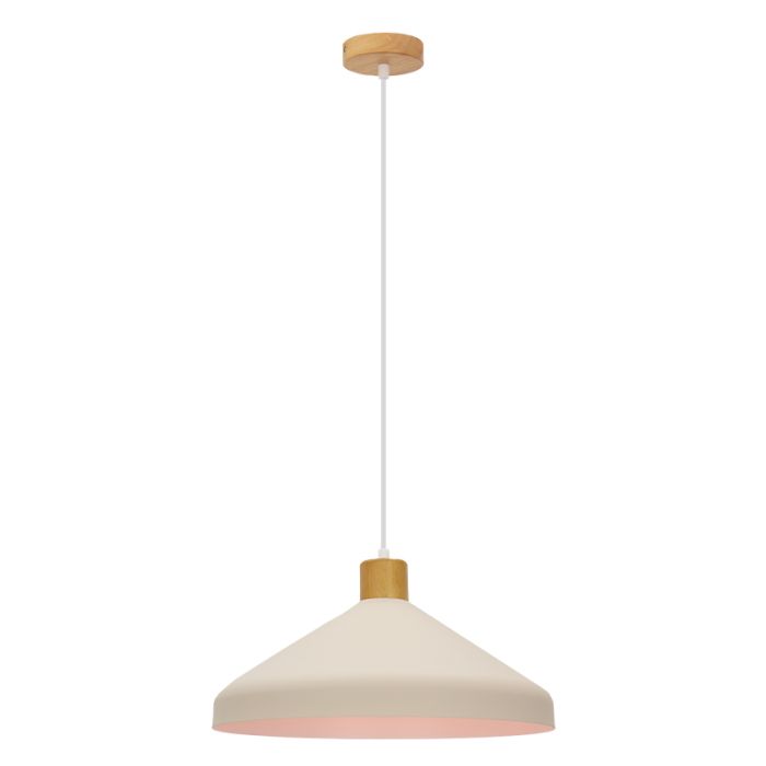 Landhaus Pendelleuchte Beige, Freddie