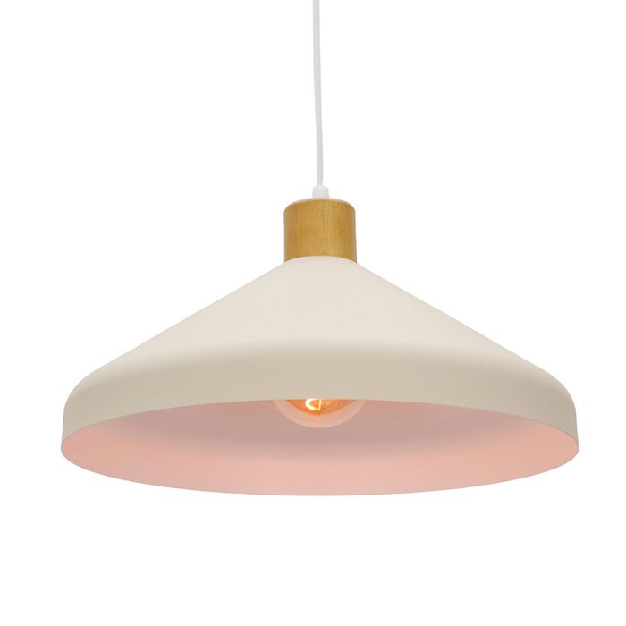 Landhaus Pendelleuchte Beige, Freddie