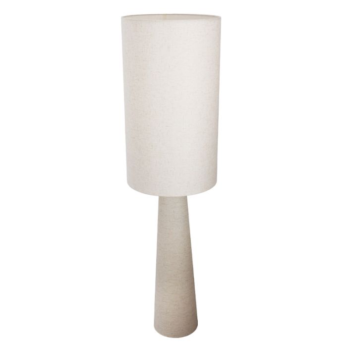 Moderne Stehlampe Beige, Timmy, mit Schalter