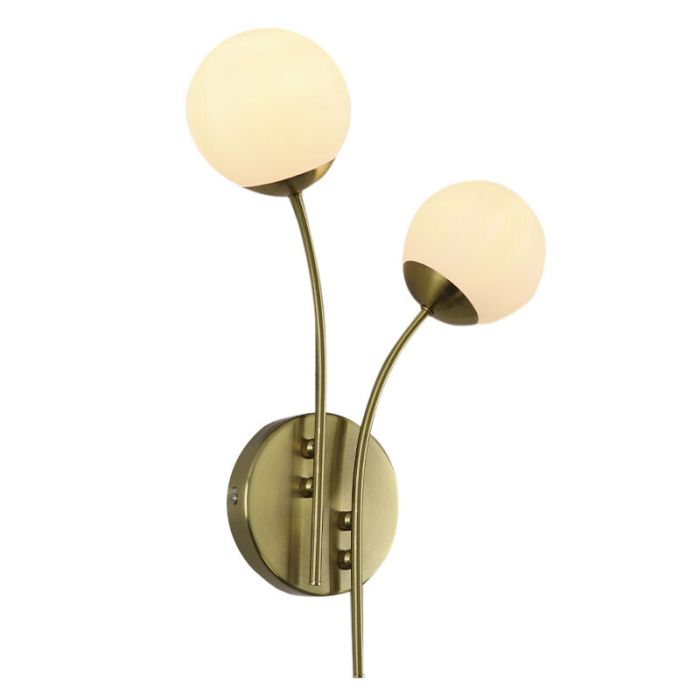 Design Wandleuchte Messing, Stacy