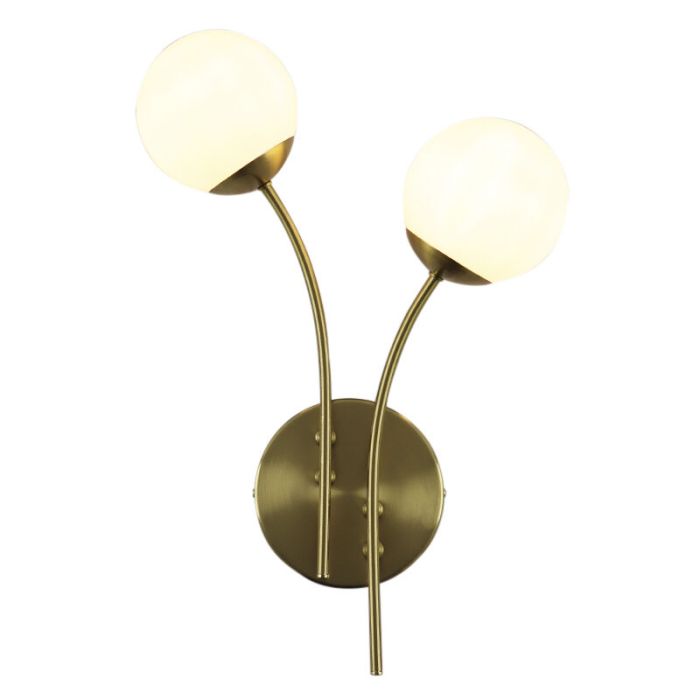 Design Wandleuchte Messing, Stacy