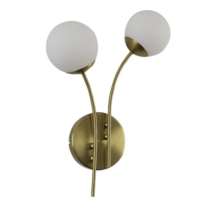 Design Wandleuchte Messing, Stacy
