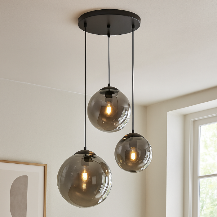 Design Pendelleuchte Schwarz, Dolf