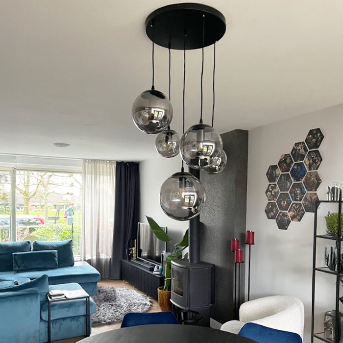 Design Pendelleuchte Schwarz, Dolf