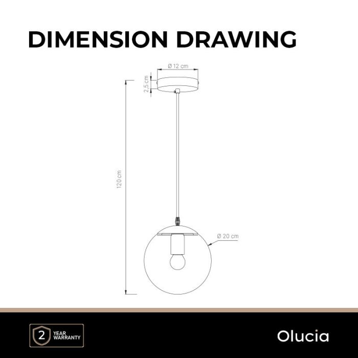 Design Pendelleuchte Schwarz, Dolf