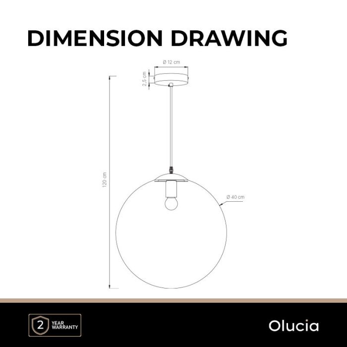 Design Pendelleuchte Schwarz, Dolf