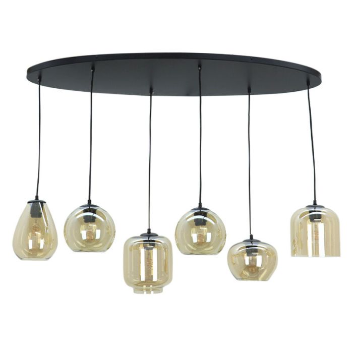Moderne Pendelleuchte Bernstein, Caia