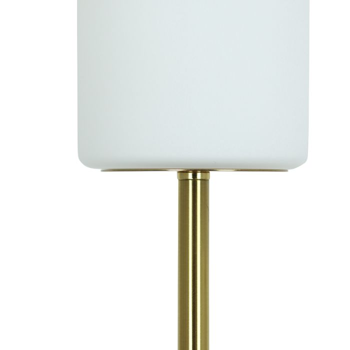 Moderne Stehlampe Weiß, Gaya, mit Schalter