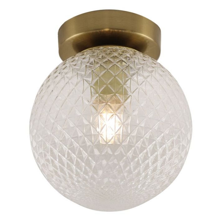 Retro Deckenleuchte Transparent, Johnson