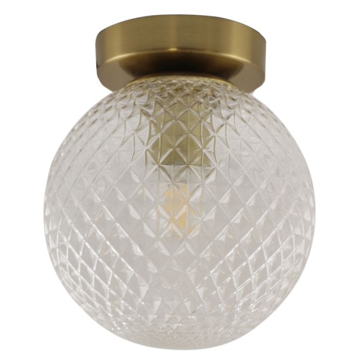 Retro Deckenleuchte Transparent, Johnson
