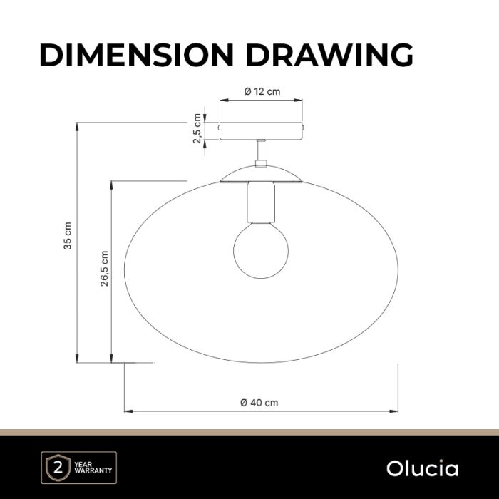 Design Deckenleuchte Weiß, Kimi