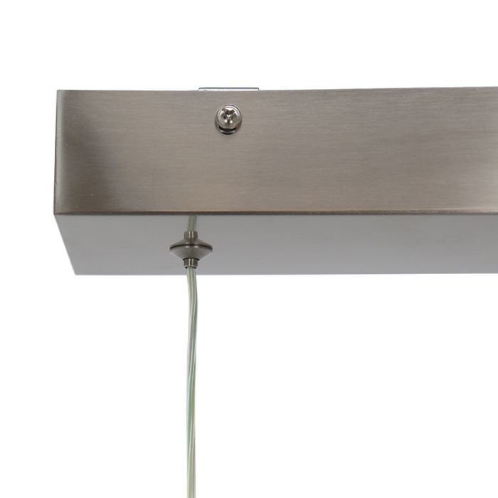 Design Pendelleuchte Silber, Kuno, 45W, 3000K LED, 3-stufig dimmbar