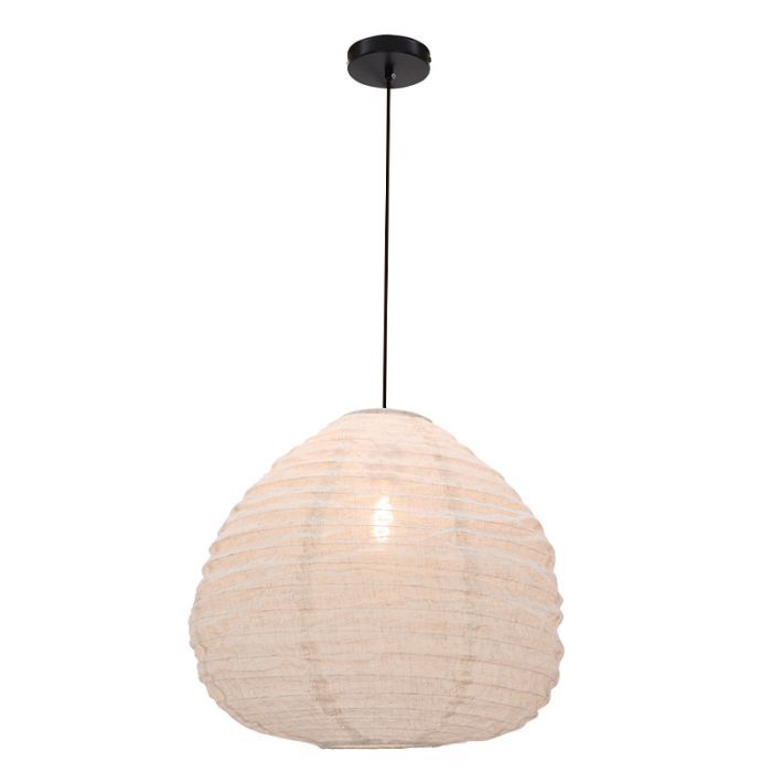 Landhaus Pendelleuchte Beige, Leila