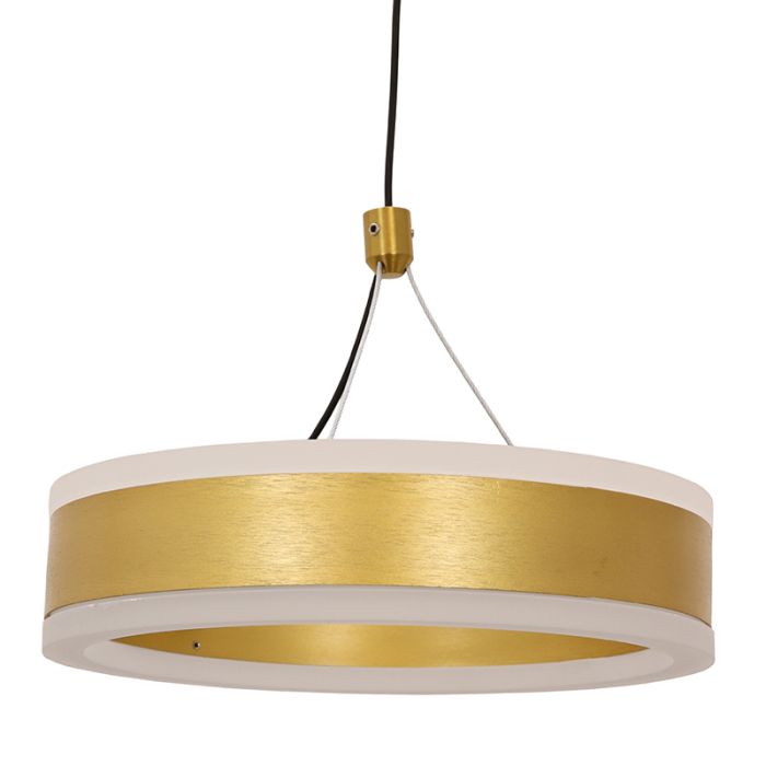 Design Pendelleuchte Messing, Lava, 56W, 3000K LED