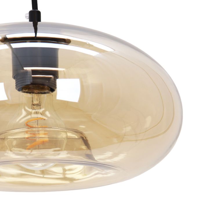Moderne Pendelleuchte Bernstein, Caia