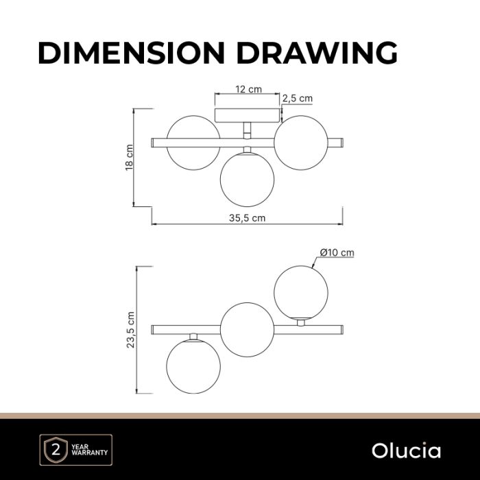 Design Deckenleuchte Grau, Remo