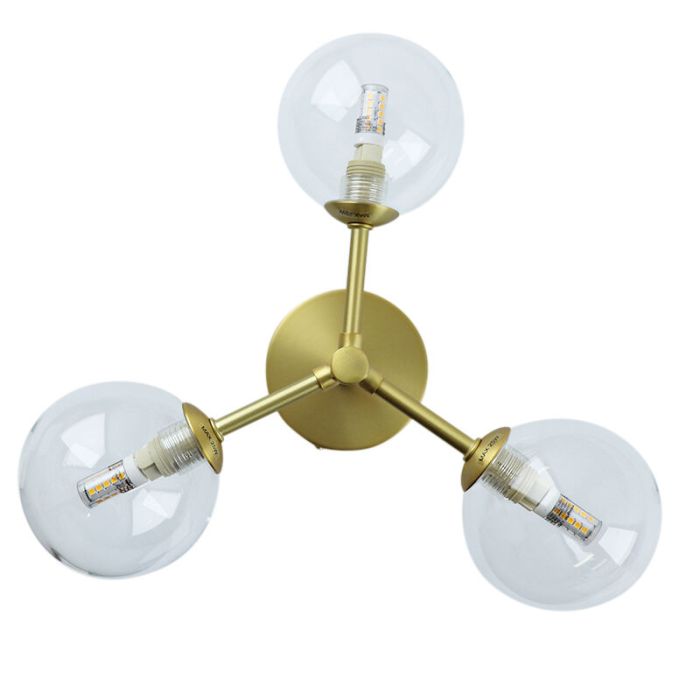 Moderne Badezimmer Deckenleuchte Gold, Amer, IP44