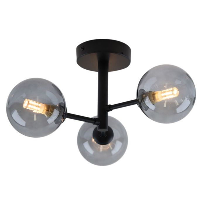 Moderne Badezimmer Deckenleuchte Schwarz, Amer, IP44