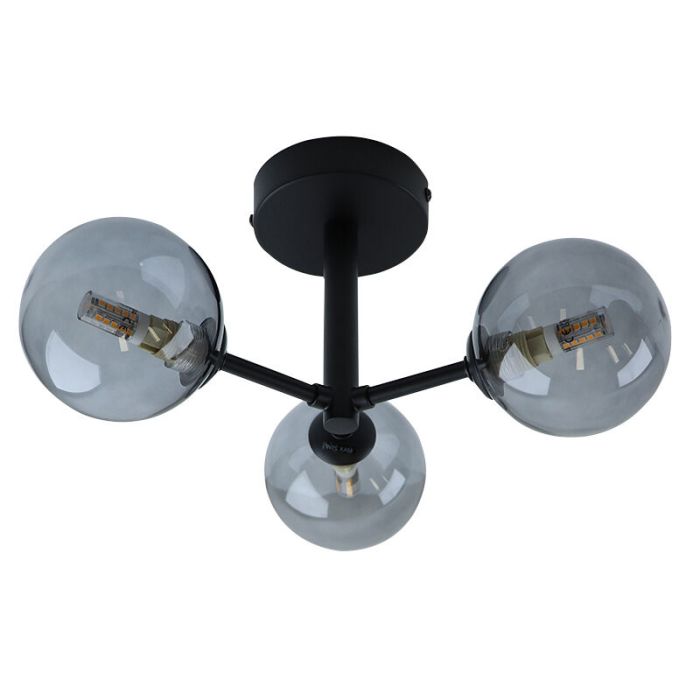 Moderne Badezimmer Deckenleuchte Schwarz, Amer, IP44
