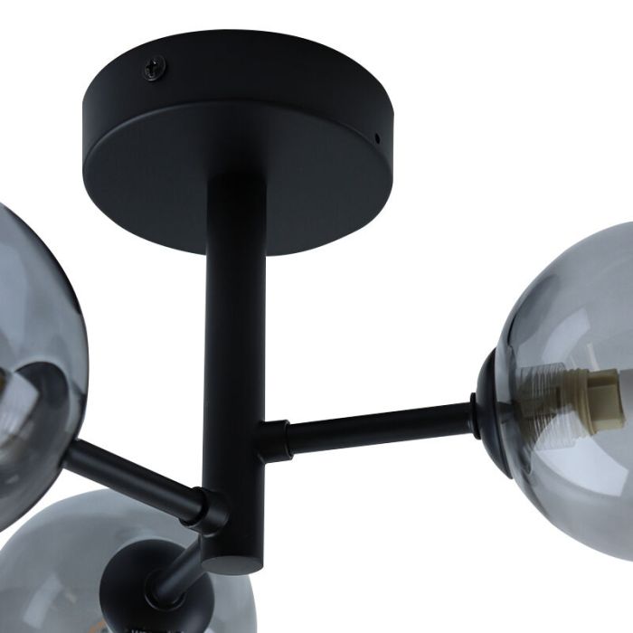 Moderne Badezimmer Deckenleuchte Schwarz, Amer, IP44