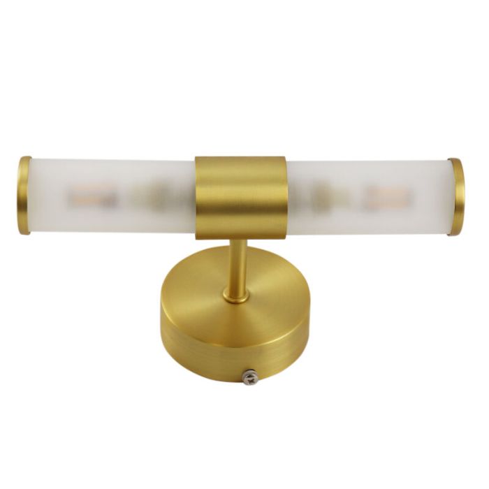Moderne Wandleuchte Badezimmer Gold, Callum, IP44