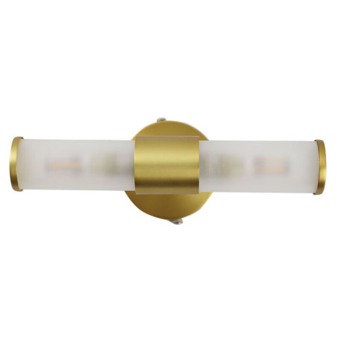 Moderne Wandleuchte Badezimmer Gold, Callum, IP44