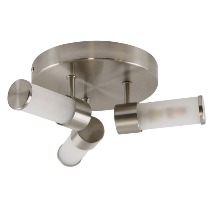 Moderne Badezimmer Deckenleuchte Nickel, Callum, IP44