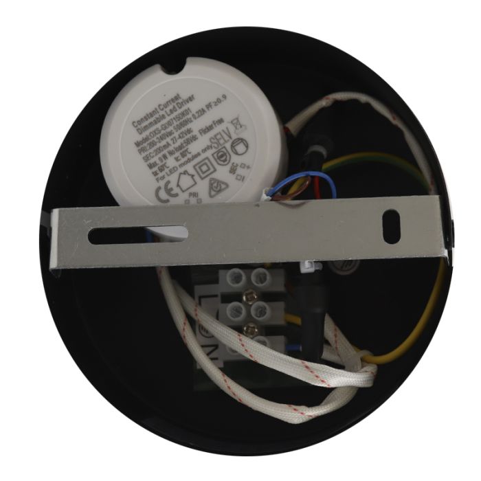 Moderne Up down Wandleuchte Schwarz, Izzet, 6W, 3000K LED