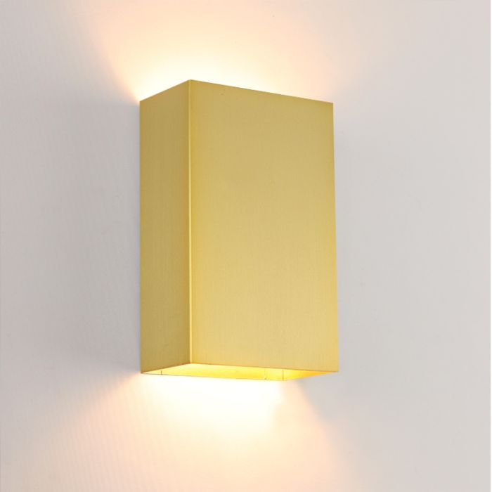 Moderne Wandleuchte Messing, Perry