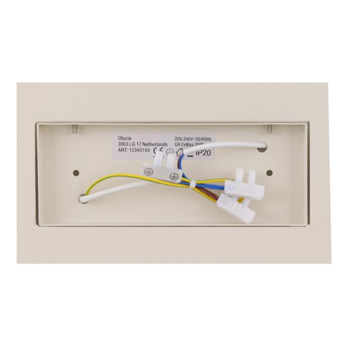 Moderne Wandleuchte Beige, Perry