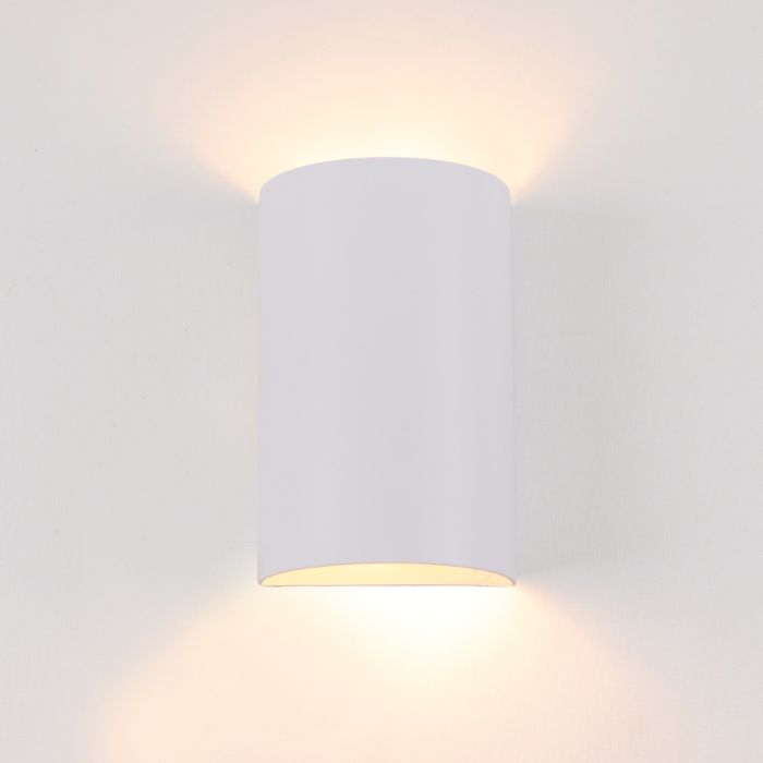 Moderne Wandleuchte Weiß, Perry
