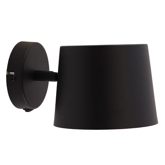 Moderne Wandstrahler Schwarz, Rinke, mit Schalter