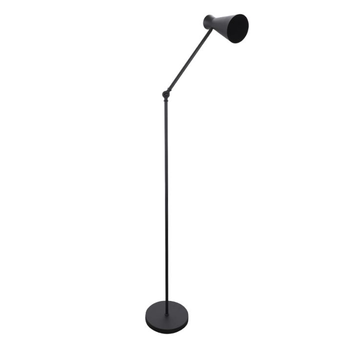 Moderne Stehlampe Schwarz, Steve, mit Schalter