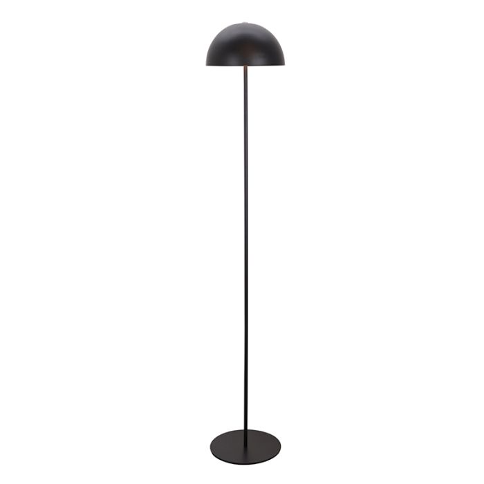 Retro Stehlampe Schwarz, Douwe, 4W, dim to warm LED, mit Touch-Dimmer