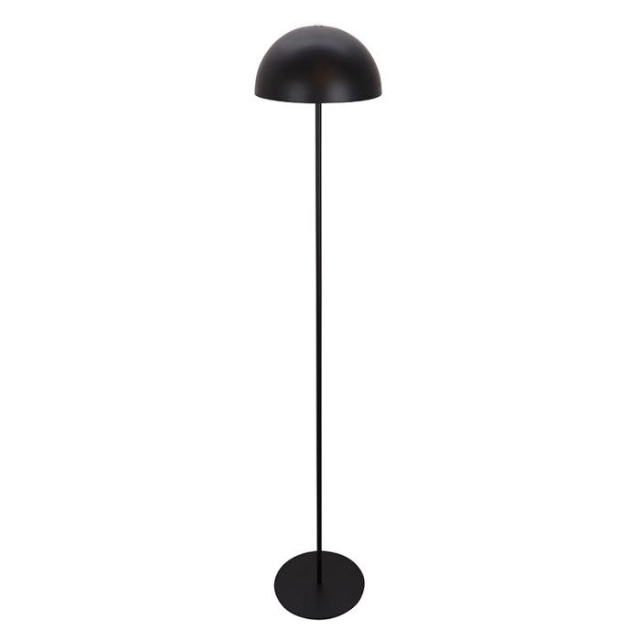 Retro Stehlampe Schwarz, Douwe, 4W, dim to warm LED, mit Touch-Dimmer
