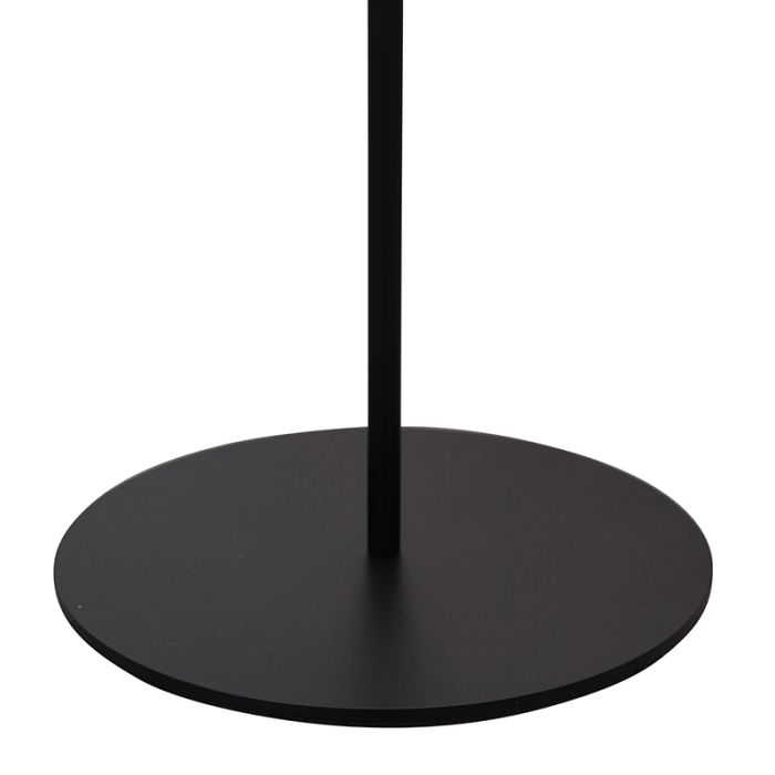Retro Stehlampe Schwarz, Douwe, 4W, dim to warm LED, mit Touch-Dimmer