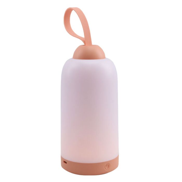 Rosa Kinderzimmer Nachtlampe Kunststoff, Esper, 3W, 3000K LED, 3-stufig dimmbar