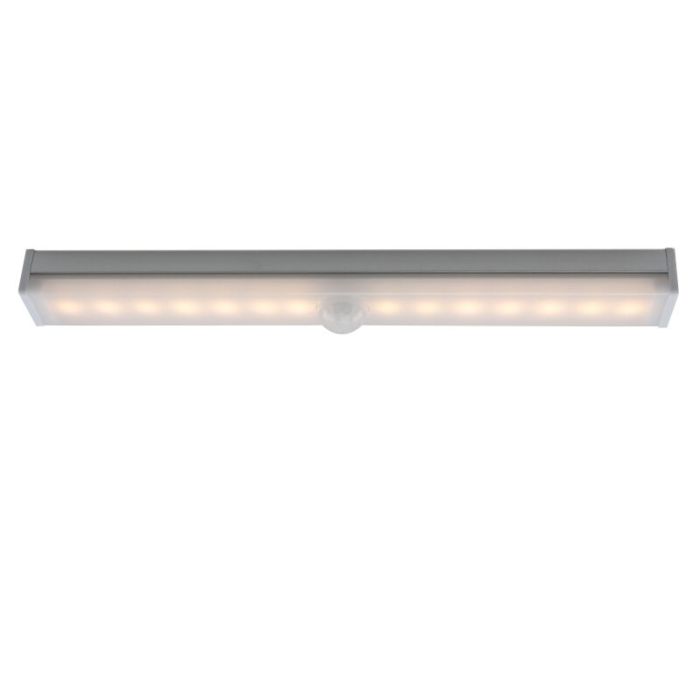 Silberne Schranklampe Kunststoff, Ilana, 1W, 3000K LED