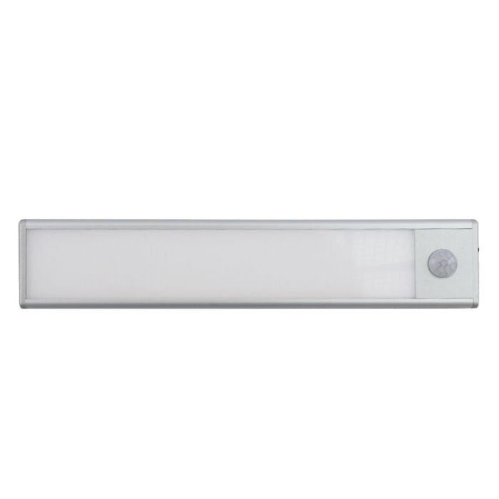 Silberne Schranklampe Kunststoff, Ilana, 1W, 3000K LED