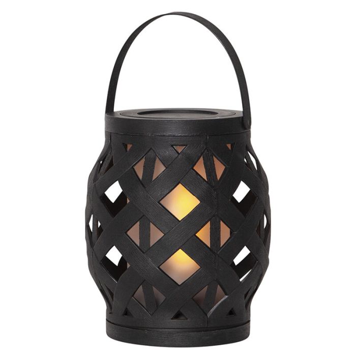 Kunststoff Außen Tischleuchte Schwarz, Alkan, 0,15W, 3000K LED, IP44
