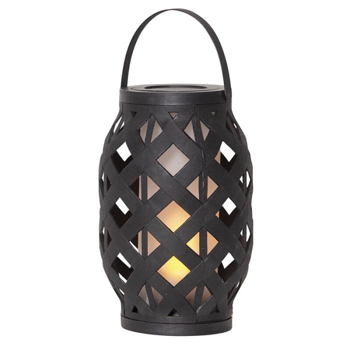 Kunststoff Außen Tischleuchte Schwarz, Alkan, 0,15W, 3000K LED, IP44