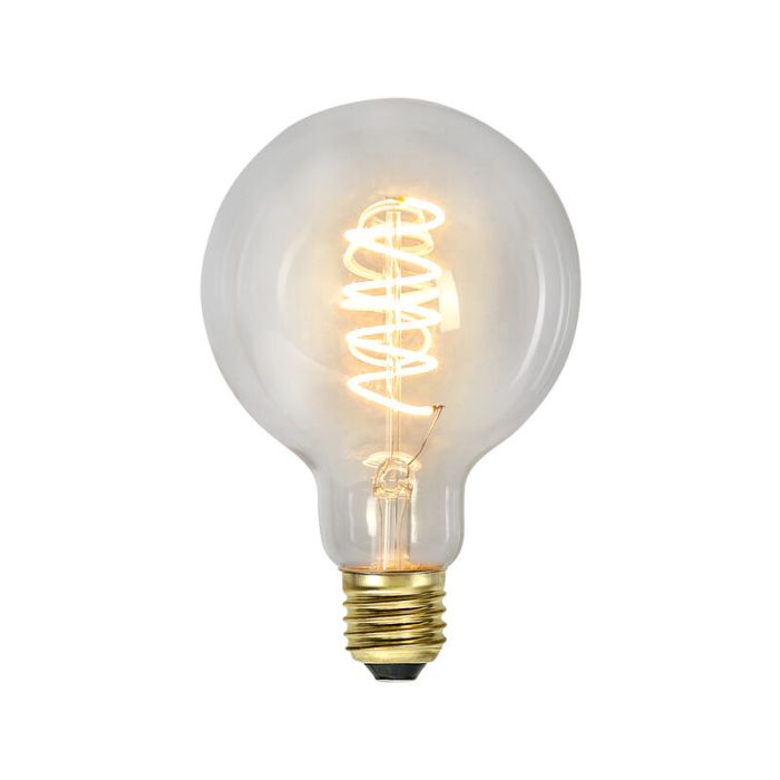 3-stufige dimmbare E27 filament spiral große Kugel G95, 4w Extra gemütlich Weiß