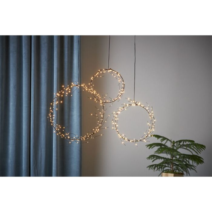 Hängende Weihnachtsbeleuchtung 24 cm, 95 Leds, mit Stecker