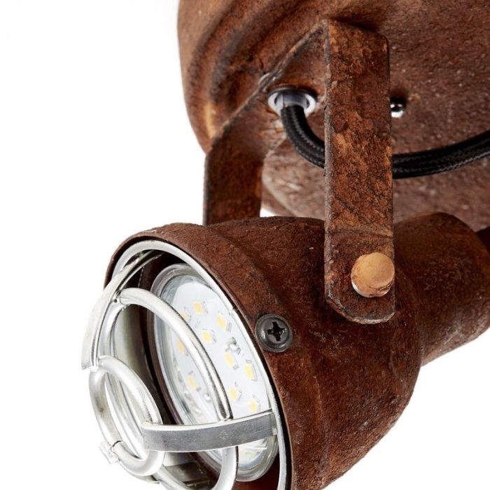 Industrielle Deckenstrahler Rostfarbe, Abyga