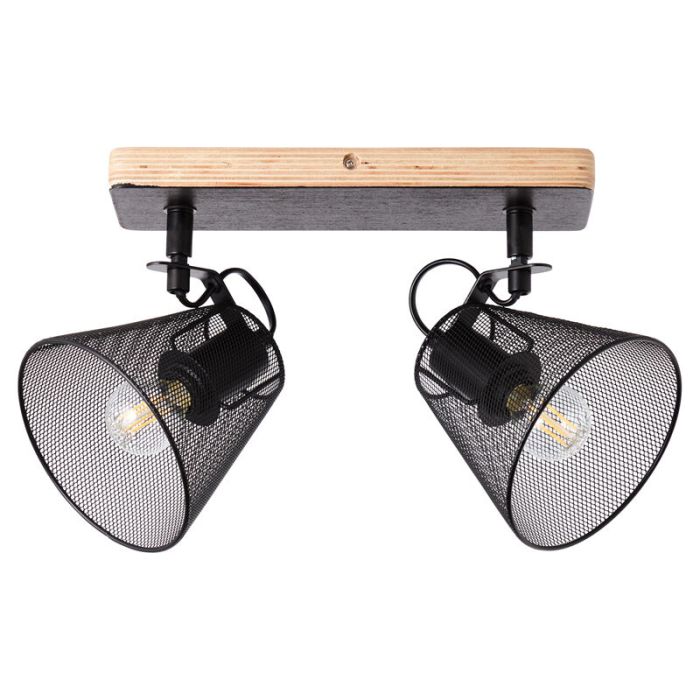 Holz Deckenstrahler Schwarz, Havin