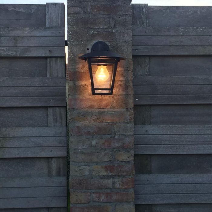 Moderne Außenleuchte Schwarz, Jedidjah, IP44