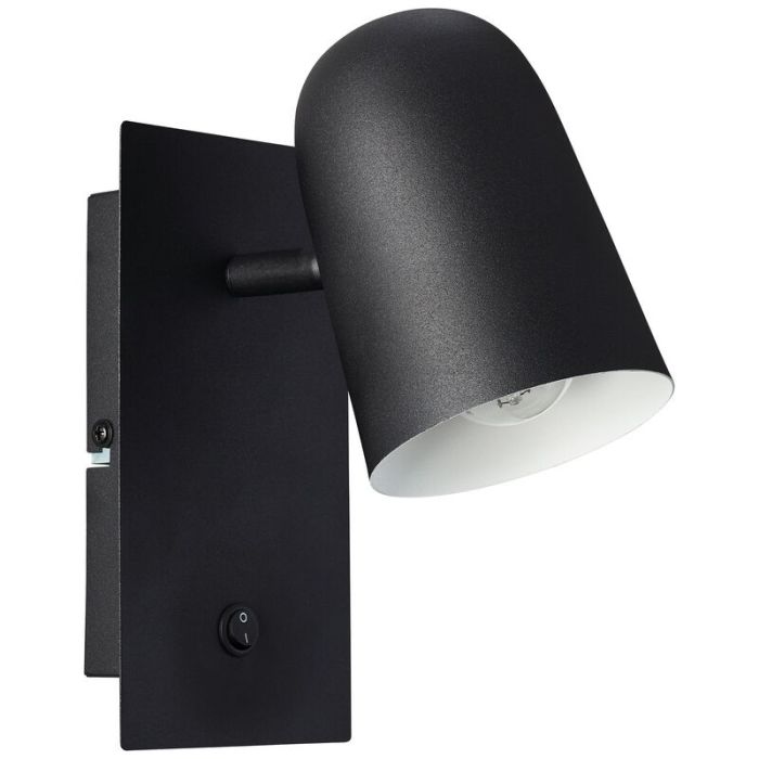 Metall Wandstrahler Schwarz, Charita