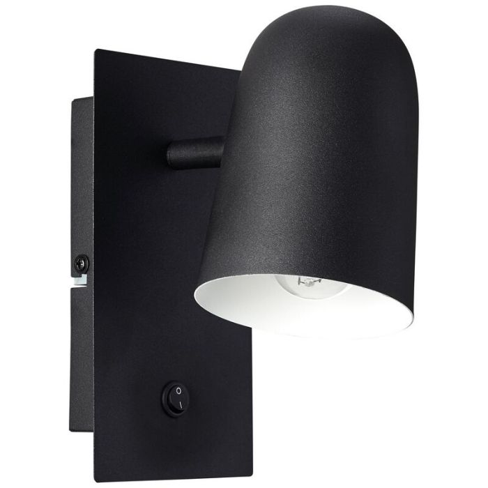 Metall Wandstrahler Schwarz, Charita
