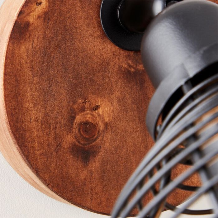 Holz Wandstrahler Braun, Willard